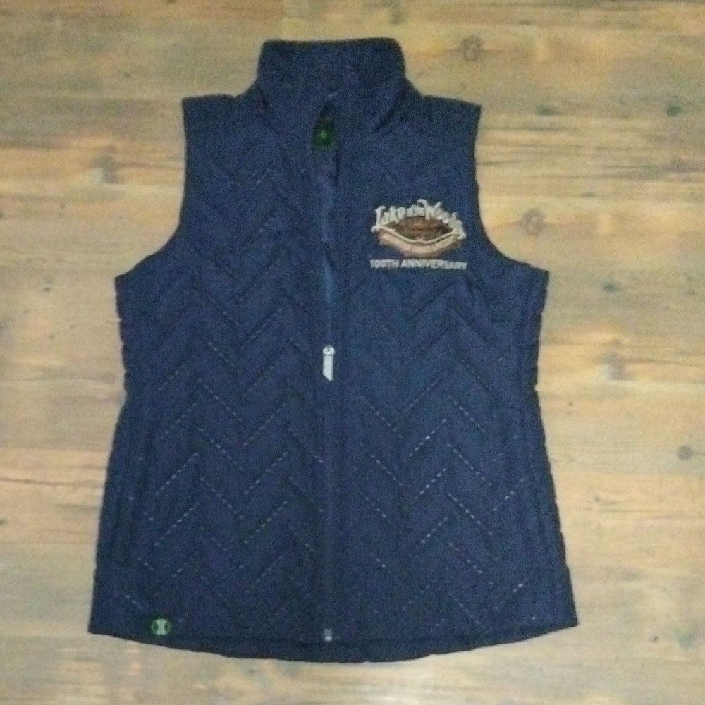 Holloway Navy Quilted Vest with Embroidery